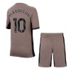 Tottenham Hotspur Maddison 10 Barn Tredjedrakt 2023-24 Kortermet Tottenham Hotspur Maddison 10 Barn Tredjedrakt 2023-24 Kortermet